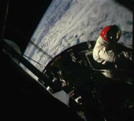 Astronaut Russell Schweickart Leaves Apollo 9