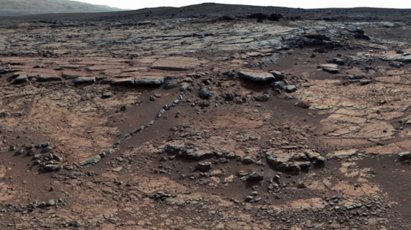 Ancient Lakebed On Mars