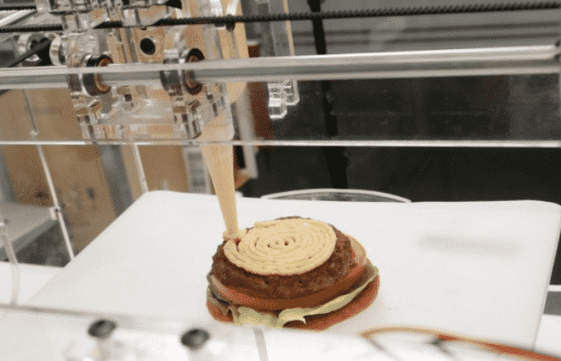 Foodini Making A Hamburger
