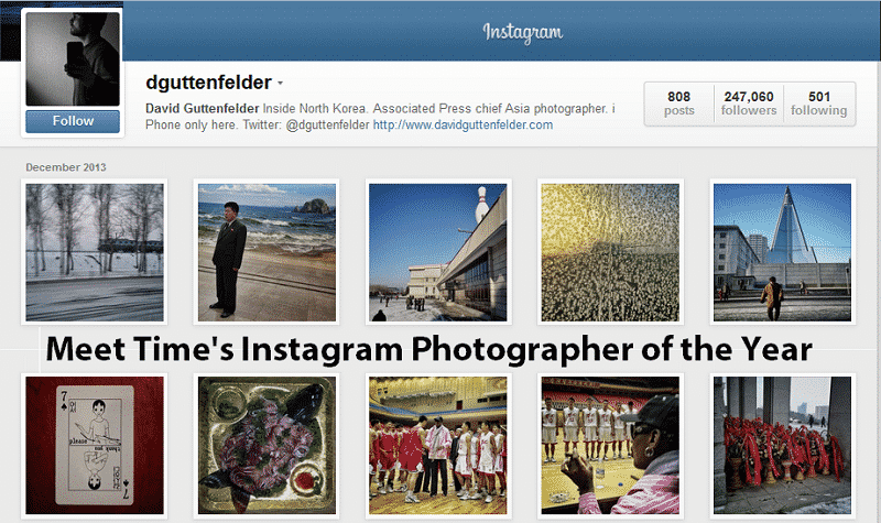 TIME Awarded David Guttenfelder As Instagram Photographer Of The Year