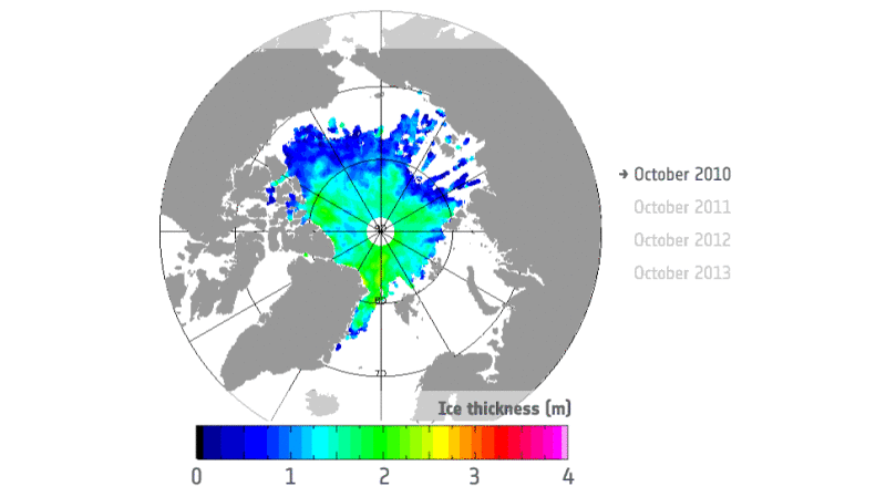 Arctic sea ice growth