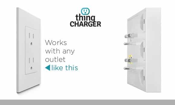thingCHARGER Works With Any 2 or 3 Prong Outlet