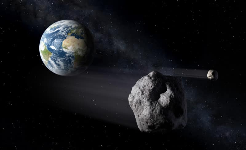 Asteroid Surrounding Earth