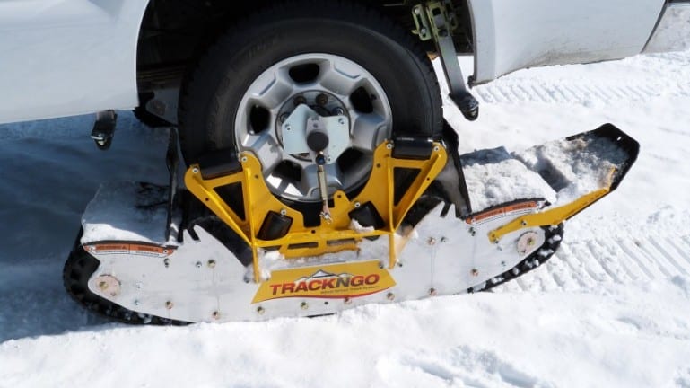 Track N Go Attached Onto The Car Wheel
