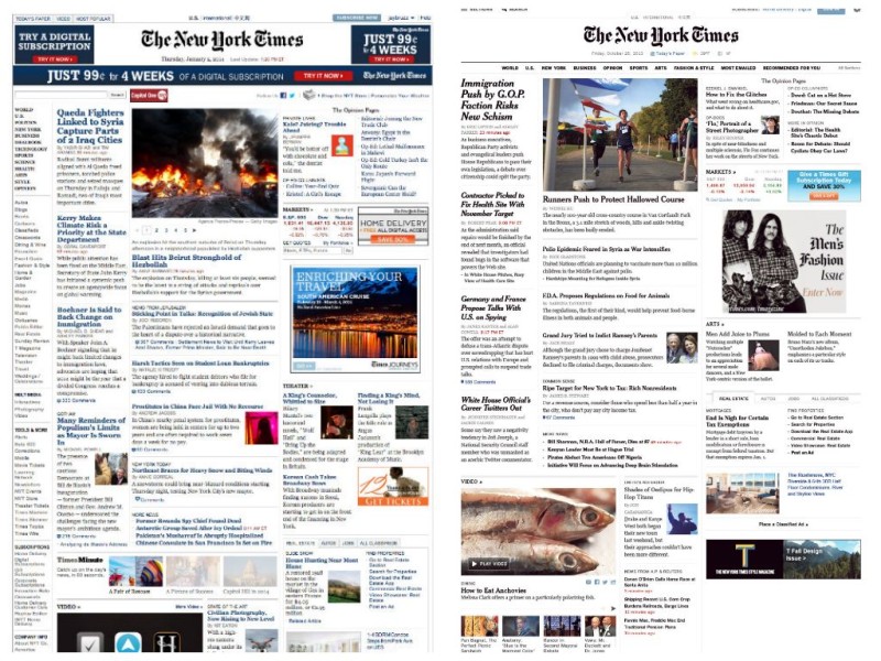 Redesigned NYT