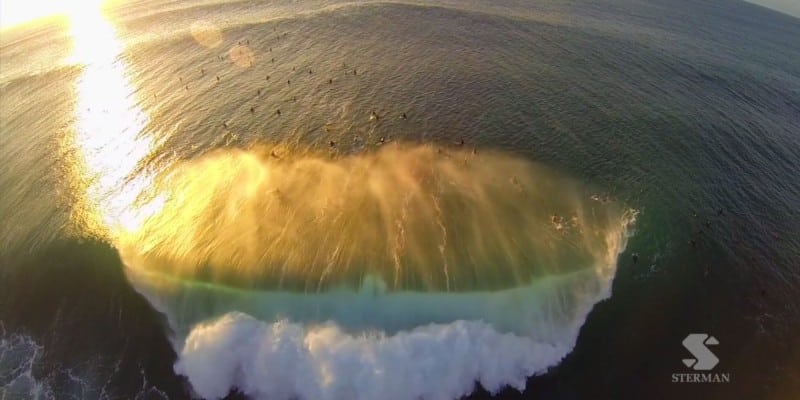 Surfing video