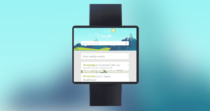 Google Now smartwatch concept