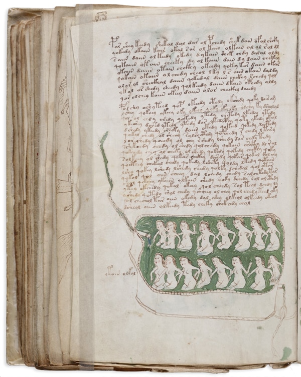 Page of Voynich Manuscript