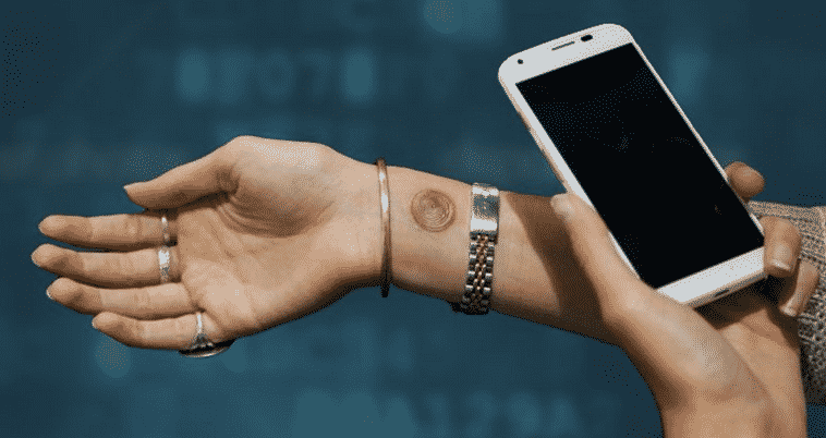 Digital Tattoo To Unlock Moto X Phone