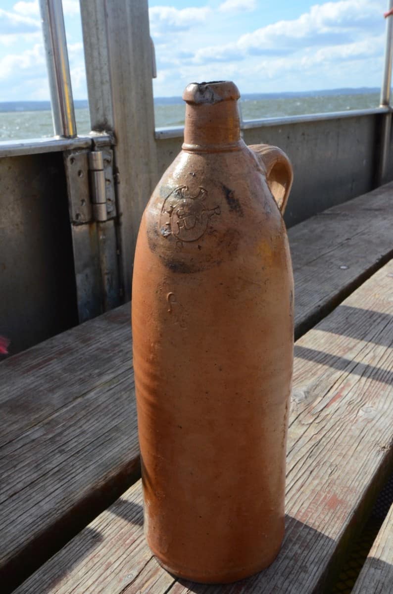 Drinlable Booze In 200-year-old Bottle