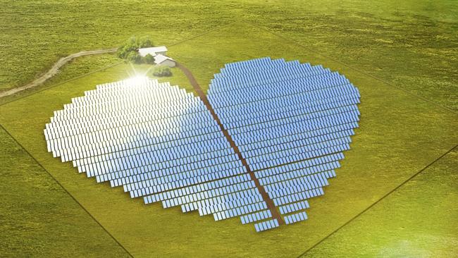 Heart-shaped Solar Farm In Australia