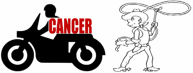 Man To Catch Cancer Escaping On A Motorcycle With A Lasso