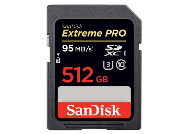512GB SD Card By SanDisk