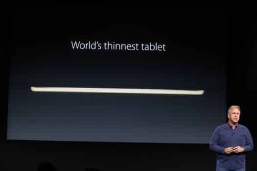 Thickness of iPad Air 2