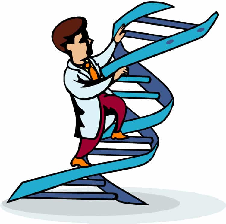 Man Climbing DNA