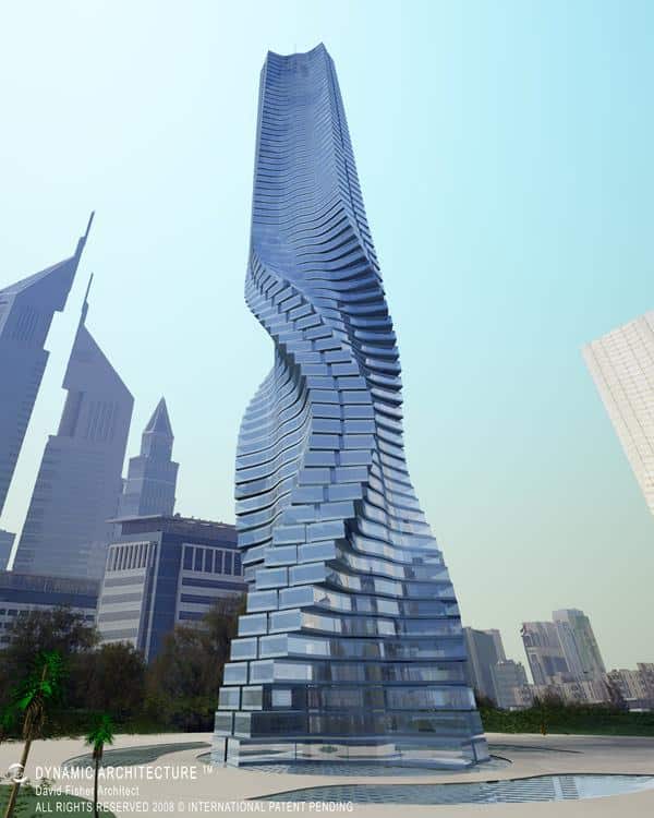 Rotating Tower, Image Credit: Dynamic Architecture â„¢ all rights reserved to Dr. David Fisher