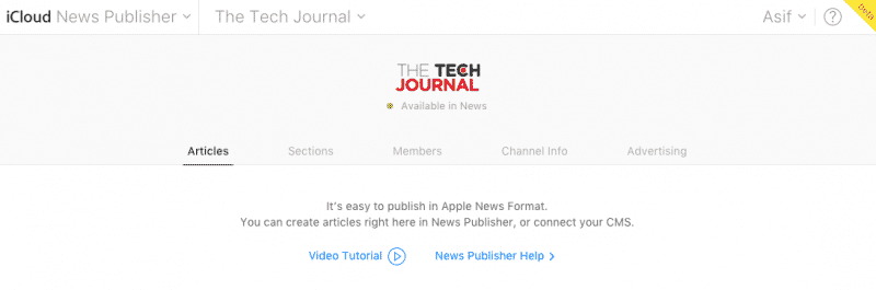 Apple News Publications Available