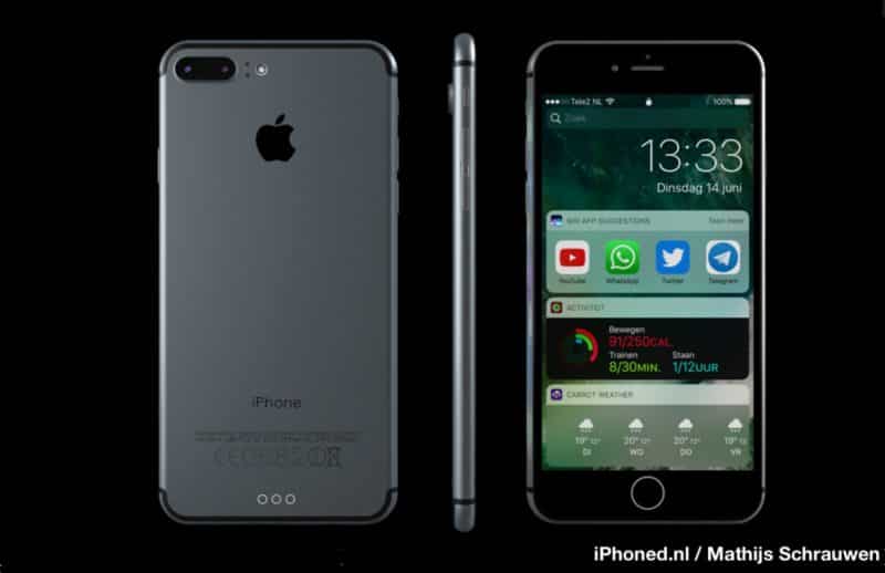  iPhone 7 Concept Handset Running iOS 10