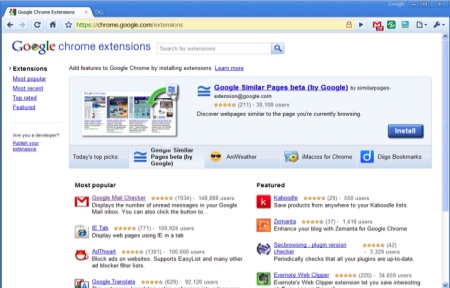 Google polishes Chrome with 1,500 extensions