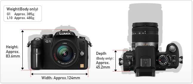 Panasonic Lumix DCM-G1 interchangeable lens digital camera highlights