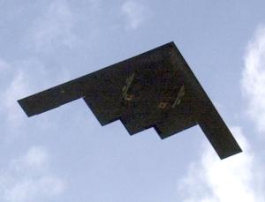 The Northrop B2 American stealth bomber (Image: Alisdair  Macdonald/Rex Features)
