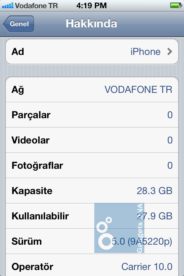 Unlocked iOS 5 on iPhone 4