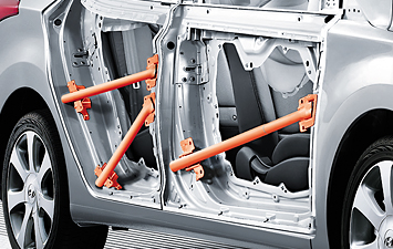 2012 Elantra Safety Dual rear-door side-impact beams