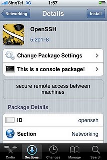 How to Install .deb File openssh 011 How to Install .deb File on iPhone, iPod Touch and iPad: Mobile Terminal