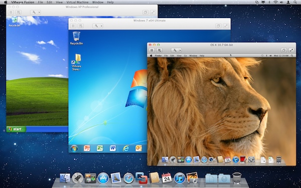 Multiple Virtual Machines XP 7 and Lion