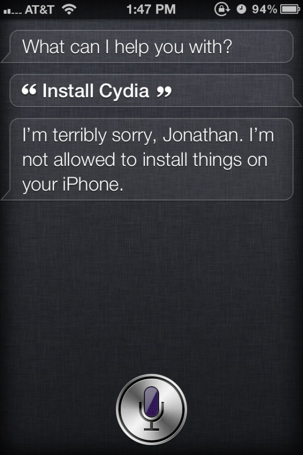 Siri install Cydia