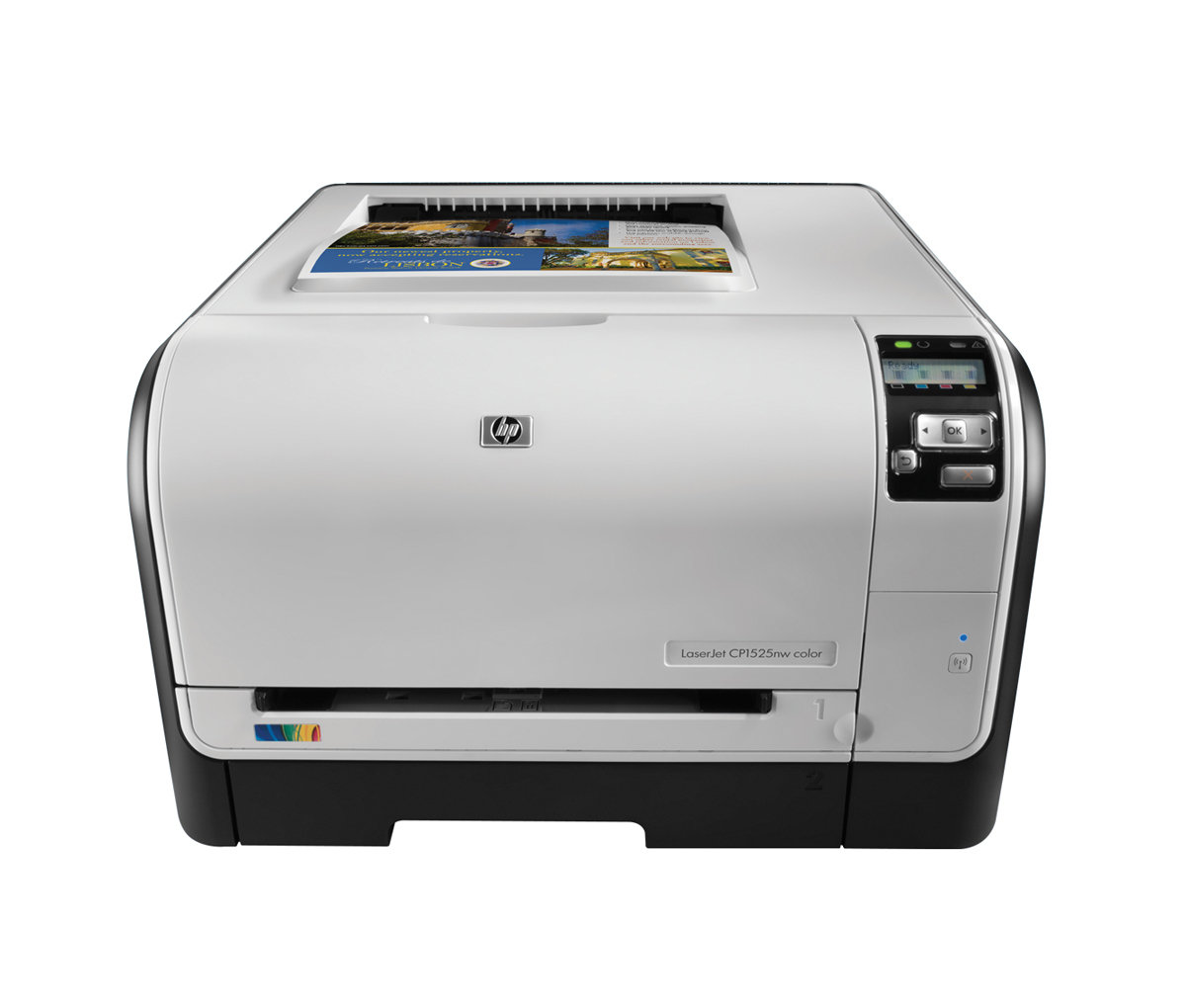 HP LaserJet Pro CP1525nw Front View