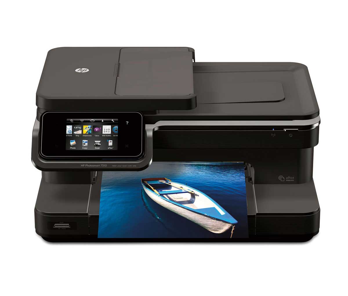 HP Photosmart 7510 e-All-in-One Front View