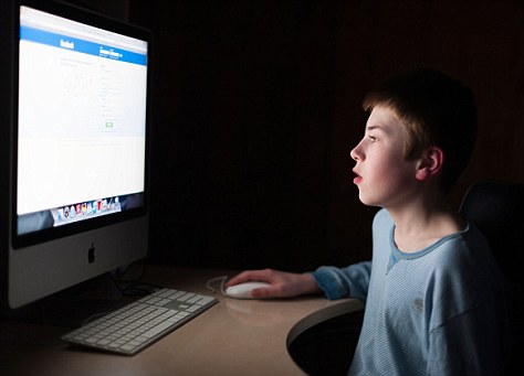 Children Using Facebook