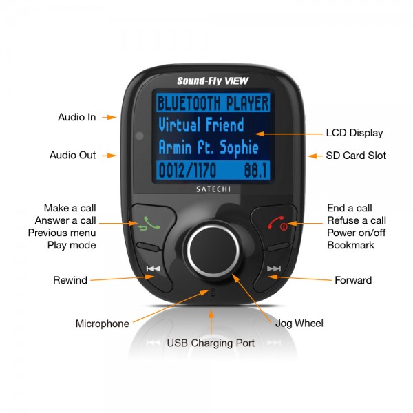 Soundfly View Bluetooth FM Transmitter