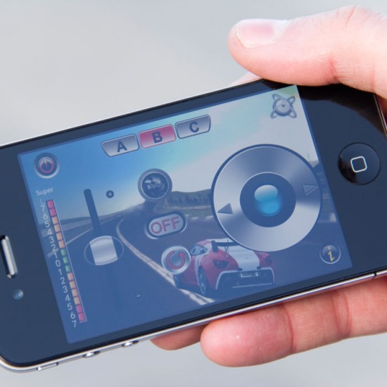 iPhone Controlled Stunt Car Racer
