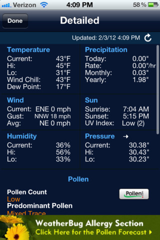 WeatherBug - Weather Information App For iOS