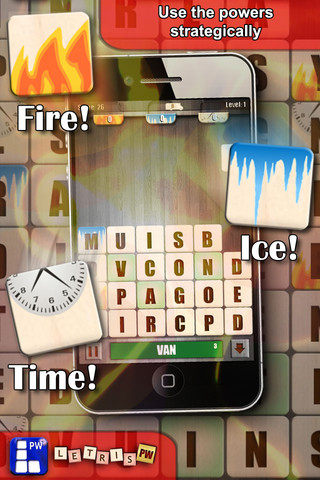 Letris Power: Word Puzzle Game