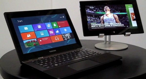Toshiba's Windows 8 RT Laptop, Image Credit: engadget