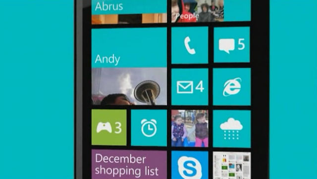 Windows Phone 8 mock-up