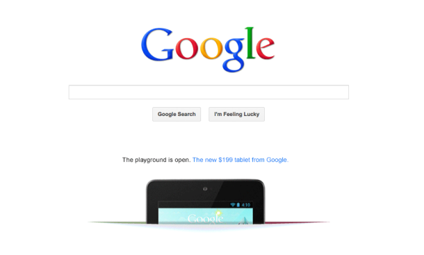 Google Nexus 7 Ad, image credit: cnet.com