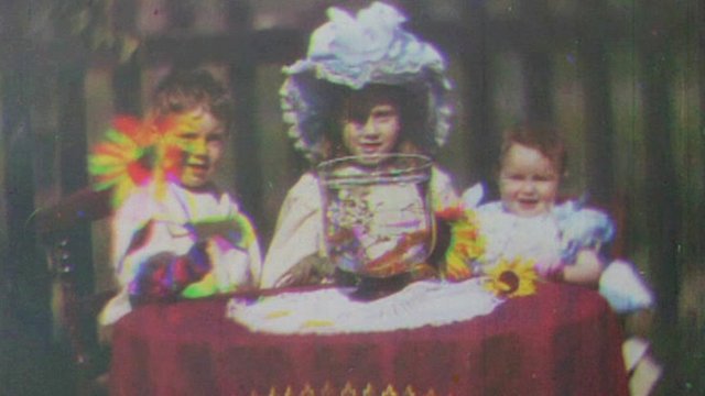 World's first colour film footage, image credit: bbc.co.uk
