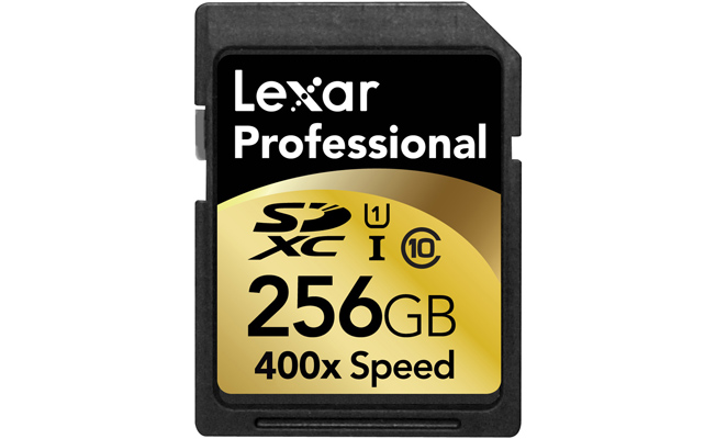 Lexar 256GB SDXC, image credit:bgr.com