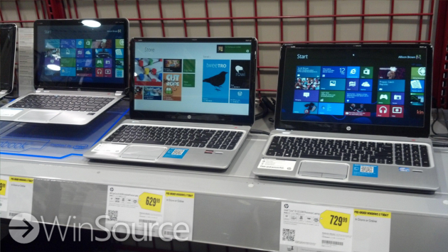 Best Buy HP Windows 8 PC, image credit:winsource.com