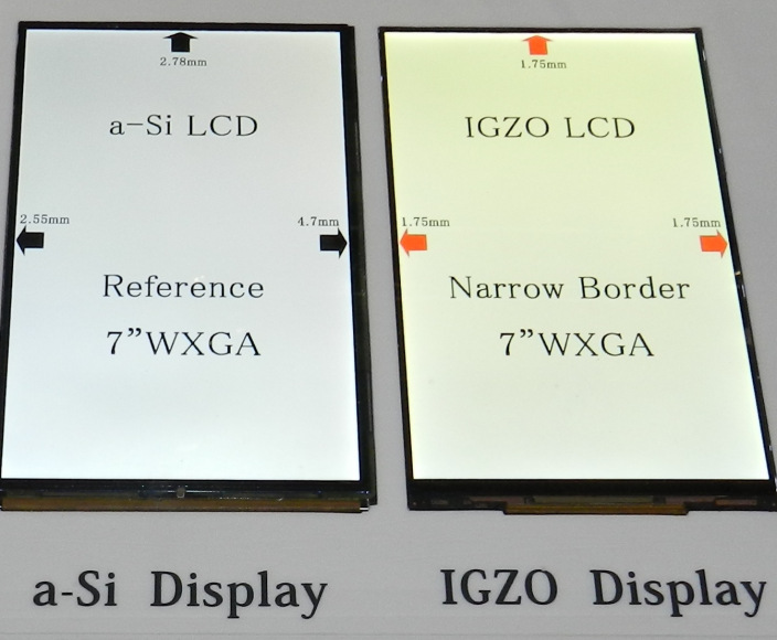 Comparison Between a-Si Display And IGZO Display
