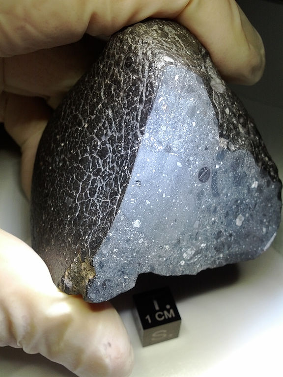 Meteorite NWA 7034 (Nickname - Black Beauty), Image Credit: Wikimedia