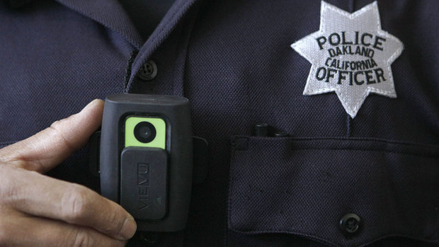 Police With A Camera Worn On Body