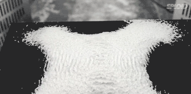 Objects Being Levitated Using Ultrasound Waves