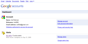 Google Brings Google Dashboard