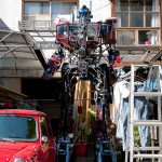 Man Made Replica of Optimus Prime Built From Junk
