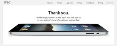 Rumor: Pre-sale of the Apple iPad in next week?